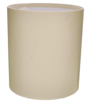 Коробка круглая без крышек 13,5*13,5 .кофе с молоком