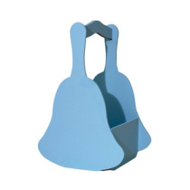 Декоративное кашпо "Колокольчик" голубой 22,5*14,5*12,5 см