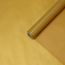 Матовая пленка на втулке однотонная 50 мкр 60 см*10 ярд ± 5% Золото