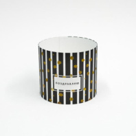 Коробка круглая без крышек 18*18 ."Поздравляю"