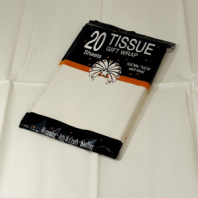 Тишью Бумага, фольгированная 28 грамм, 20 листов в упаковке, 50х70cm, цв. Жемчужный