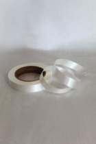 Лента простая Гладкая без тиснения (2см*50ярд) Белая Р292