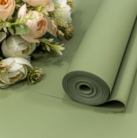 Пленка 0,59*34м 900г "Корейская" 65мкм бежево-зеленый