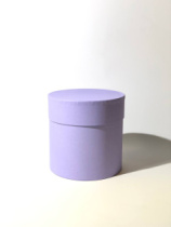 Коробка круглая 13,5*13,5 .сиреневый