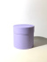 Коробка круглая 13,5*13,5 .сиреневый