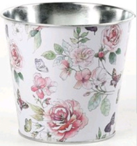 Декоративное кашпо "Красота природы"D14XH12,5 CM/B10, металл