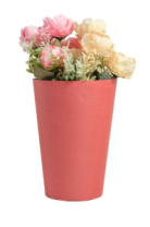 Конус под цветы 10*14*20 .красный