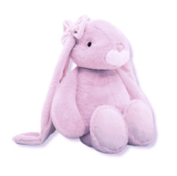 Мягкая игрушка зайка Молли, 28см сидя, сиреневый (ЗМ/28/253-1) 