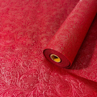 Фетр выбитый Цветы 50*10м бордовый Фетр выбитый Цветы 50*10м бордовый