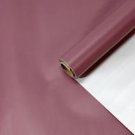 Пленка матовая Корея двухсторонняя танго/белый перламутр 48см*13м±5% 50мкр