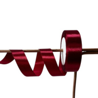 Лента атласная, 20mmx25yards, цв. темно-красный (086)